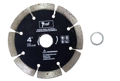 Disco Segmentado Preto 8T 110x20MM